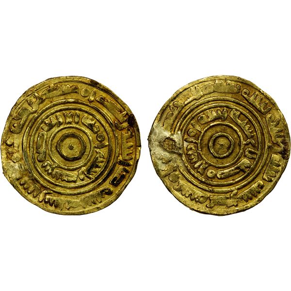 EAST AFRICA: ZIYADID: al-Muzaffar b. 'Ali, 983-1044, AV dinar (2.93g), Madinat 'Adan, AH406, VF-EF