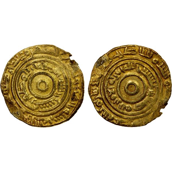 EAST AFRICA: ZIYADID: al-Muzaffar b. 'Ali, 983-1044, AV dinar (3.74g), Madinat 'Adan, AH406, VF