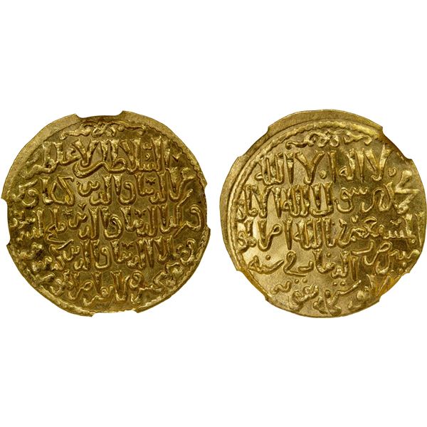 SELJUQ OF RUM: The three brothers, 1249-1259, AV dinar, AH648, NGC graded MS63