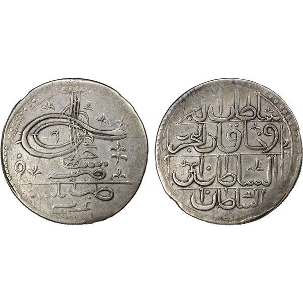 TRIPOLI: Selim III, 1789-1807, AR 100 para, Tarabulus Gharb (Tripoli), ND, choice VF
