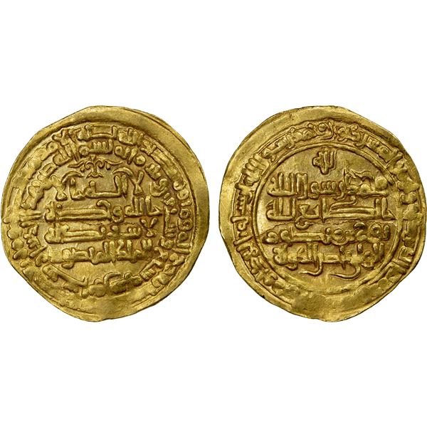 SAMANID: Nuh III, 976-997, AV dinar (3.73g), Nishapur, AH377, VF-EF