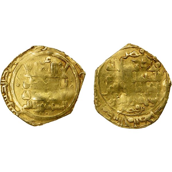 GREAT SELJUQ: Barkiyaruq, 1093-1105, AV dinar (2.87g), uncertain mint, DM, F-VF