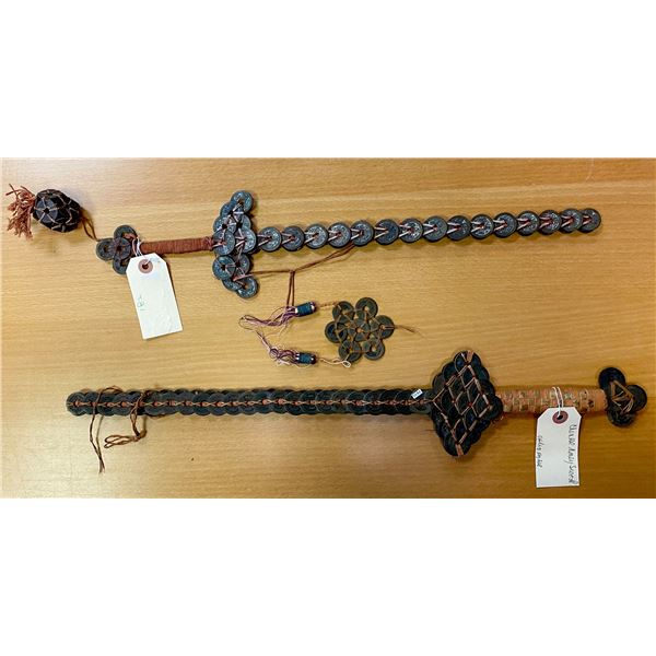 QING: LOT of 2 coin swords