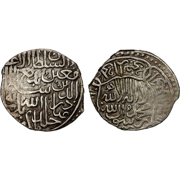 TIMURID: Badi' al-Zaman, in rebellion against Sultan Husayn, 1499-1502, AR tanka (4.51g), Balkh, ND/