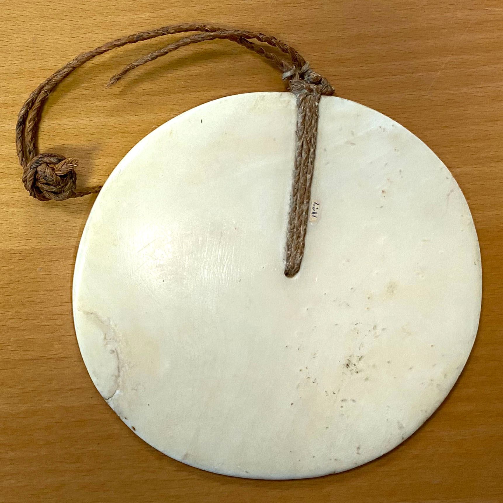 PAPUA NEW GUINEA: Manus Islands, shell disc (330.44g), Choice VF