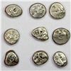Image 1 : ACHAIMENIDIAN EMPIRE: LOT of 9 AR sigloi