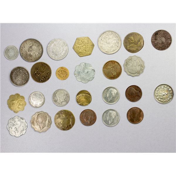 WORLDWIDE: LOT of 17 coins & 9 tokens