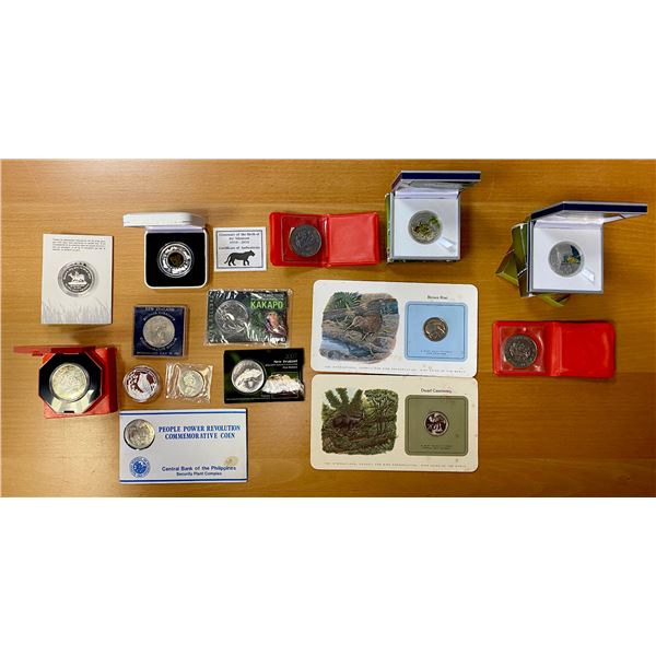 WORLDWIDE: LOT of 16 coins