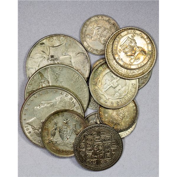 WORLDWIDE: LOT of 15 silver coins