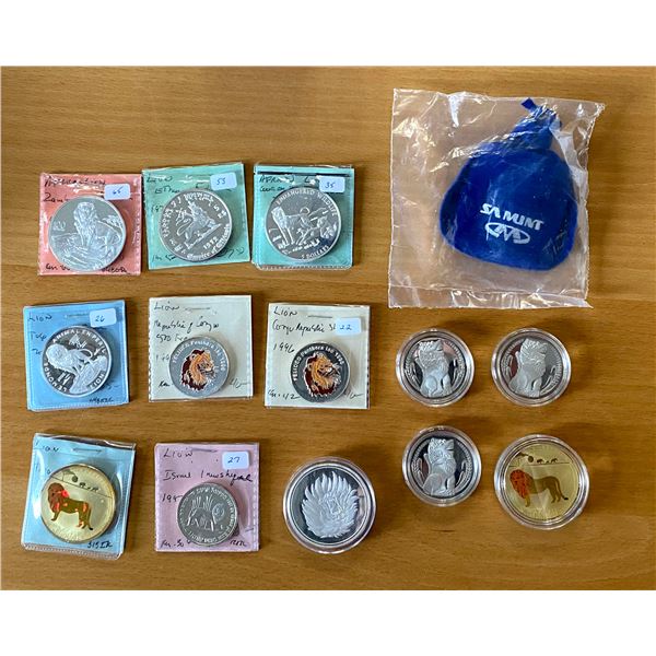WORLDWIDE: LOT of 14 coins