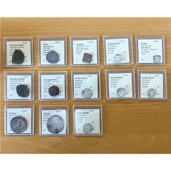 WORLDWIDE: LOT of 13 coins