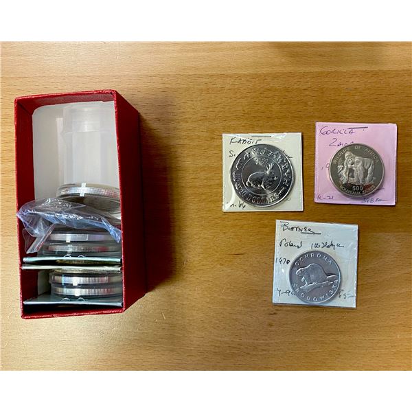 WORLDWIDE: LOT of 11 coins