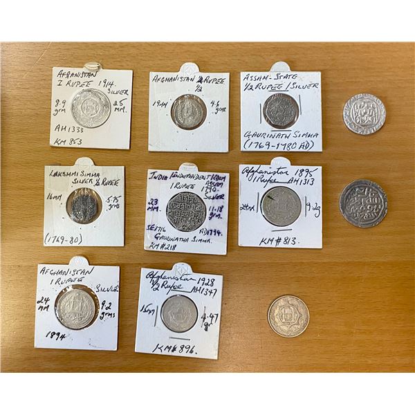 WORLDWIDE: LOT of 11 silver coins