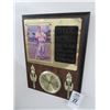 Image 1 : Autographed Stan Musial Photo/Plaque Clock