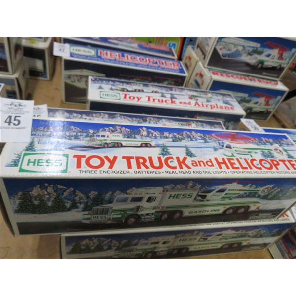 Hess Toy Truck and Helicopter