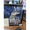 Image 1 : Framed Autographed Picture Duke Snider w/COA