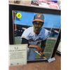 Image 1 : Framed Autographed Picture Frank Robinson w/COA