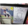 Image 1 : Framed Autographed Picture Carl Yastrzemski w/COA