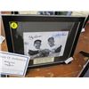 Image 1 : Framed Autographed Picture Yogi Berra, Whitey Ford w/COA