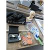 Image 1 : Lot of Cookbook, Tennis Rackets, Cork Screws & Mannequin Head