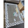 Image 1 : Framed Mirror - 36" x 24" - No Shipping