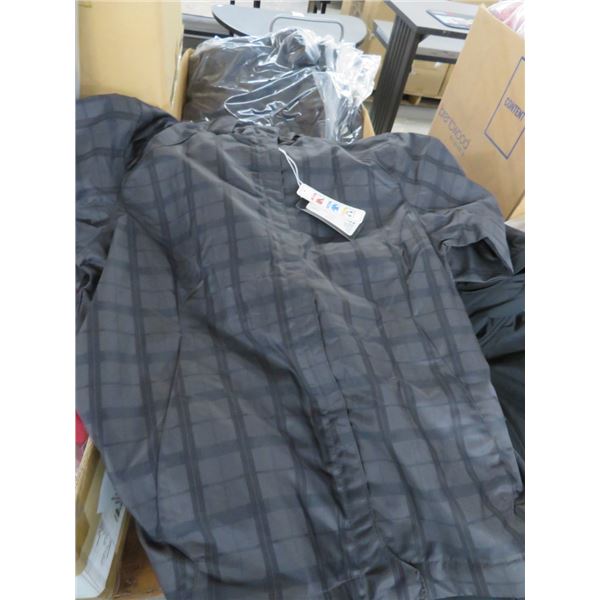 12 Grey Rain Jackets - 12 X $