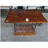 Image 1 : Oak Wine Rack Side Table