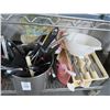 Image 2 : Shelf of Asst. Cooking Utensils, Saucepans & Fry Pans