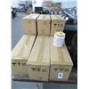 Image 1 : 9-White Ceramic Canisters (Box of 3) - 9 X $