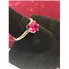Image 2 : 14K Ring w/Synthetic Ruby