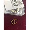 Image 1 : 14K Ruby Earrings .7g .5ct