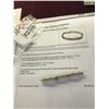 Image 1 : 14K Gold Diamond Bracelet - 109 Round Brilliant Cut Diamonds - Approx