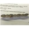 Image 2 : 14K Gold Diamond Bracelet - 109 Round Brilliant Cut Diamonds - Approx
