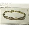 Image 3 : 14K Gold Diamond Bracelet - 109 Round Brilliant Cut Diamonds - Approx