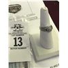 Image 1 : 14K WG Diamond Ring - One Round Brilliant Cut Diamond 4.45 mm -