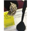 Image 2 : 14K YG Diamond Earrings - 74 Baguette Cut Diamonds - 3.00 x 1.50 mm