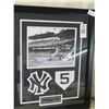 Image 1 : Framed Autographed Photo Joe Dimaggio w/COA