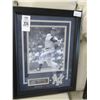 Image 1 : Framed Autographed Photo Joe Dimaggio w/COA