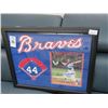 Image 1 : Framed Autographed Photo Hank Aaron w/COA
