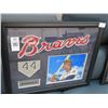 Image 1 : Framed Autographed Photo Hank Aaron w/COA