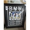 Image 1 : Framed Autographed Photo Duke Snider, Joe Dimaggio, Mickey Mantle,