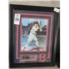 Image 1 : Framed Autographed Photo Ted Williams w/COA - 19" x 14"