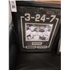 Image 1 : Framed Autographed Photo Harmon Killbrew, Willie Mays, Mickey Mantle w/COA