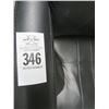 Image 2 : 3-Black Leather Highback Armchairs - 3 X $