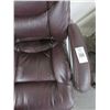 Image 2 : Brown Leather Rolling Office Chair