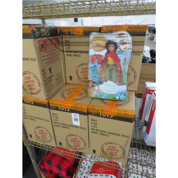 10-Disney Raya Doll (Box of 4) - 10 X $