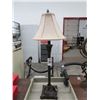 Image 1 : Tan Shade Metal Base Tale Lamp