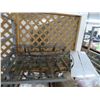 Image 1 : Shelf Lot of Metal Garden Window Bed & Marble Slabs