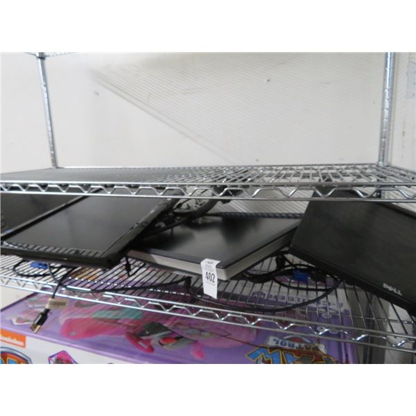 Shelf Lot of Monitor w/Mounts (4)