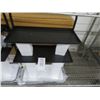 Image 2 : Black Metal Vanity Wall Shelf (Box of 2)
